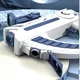 Детский электрический аккумуляторный водяной автомат с прицелом Water Space Gun Blue - изображение 7
