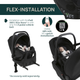 Fotelik samochodowy dla noworodków Chicco KORY PLUS 2025 40-85 cm Czarny (8058664181452) - obraz 8