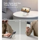 Батарея универсальная Choetech Magnetic Wireless 10000mAh 20W, PD, Qi-15W, USB-C In/Out, buid-in cabel, White (B735-CCWH) - изображение 7