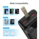 Батарея универсальная Choetech 30000mAh 22,5W, PD, QC/3.0, USB-C In/out, 2*USB-A (B730-ACBK) - изображение 3