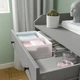 Органайзер для зберігання речей IKEA STUK 20x34x10 см біла коробка для білизни ящик для гардеробу - зображення 7