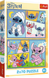 Пазлы Trefl Lilo & Stitch Со Стичем не скучно 2х70 элементов (5900511344448) - изображение 1