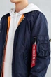 Бомбер мужской Alpha Industries L-2B Scout MJL46000C1 L Темно-синий (640631522559) - изображение 8