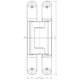 Петля скрытая Simonswerk Tectus TE 640 3D A8 F1 хром матовый , до 160 кг - изображение 2
