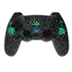 Безпровідний геймпад джойстик CM-615 Cracks RGB з вібрацією Bluetooth Type-C Чорний - зображення 1