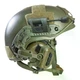 Военные тактические наушники EARMOR M32 c гарнитурой (микрофоном) + крепление чебурашки и тактический фонарик на военный шлем олива - изображение 14