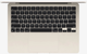 Laptop Apple MacBook Air 13.6" M3 16/512GB 2024 (APL_MXCU3) (Qwerty + Cyrylica) Starlight - obraz 2