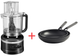 Кухонний комбайн KitchenAid 5KFP1319EBM матовий чорний + у подарунок Набір сковорідок KitchenAid CFA з керамічним покриттям 24 + 28 см - зображення 1