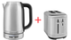 Электрочайник KitchenAid 5KEK1701ESX нержавеющая сталь + в подарок Тостер KitchenAid 5KMT2109ESX цвет нержавеющая сталь - изображение 1