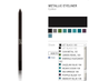 Карандаш-подводка для глаз с металлическим эффектом Ga-De Metallic Eyeliner №100 - изображение 3