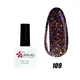 Гель-лак для ногтей Nails Molekula Uv Gel Polish 11 мл, №109 Искрящийся бордовый - изображение 1