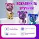 Детский портативный мини вентилятор в форме медведя USB аккумуляторный бесшумный 2в1 с 3 скоростями - изображение 11