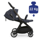 Прогулянкова коляска дитяча Chicco One4Ever Denim Shine Темно-синя (8058664176809) - зображення 18