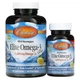 Омега-3 з норвезької риби дикого вилову Carlson Elite Omega-3 Gems смак лимону 2 банки 90+30 капсул 800 мг - зображення 1
