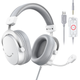 Навушники Fifine H9W AmpliGame RGB 7.1 White (4820216972603) - зображення 1