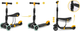 Hulajnoga dziecięca RICOKIDS Cubi trójkołowa Black-Orange (5903890611682) - obraz 12