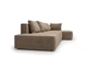 Кутовий диван VIHOME Naomi 2 350х170 см Bonnel к.т. 1 Коричневий - зображення 4