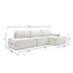 Угловой диван VIHOME Soft 2 350х160 см Bonnel к.т. 1 Бежевый - изображение 2