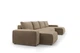 П-подібний диван VIHOME Pure 424х160 см Bonnel к.т. 1 Коричневий - зображення 4
