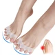 Силиконовый корректор разделитель пальцев ног Toe Relief комплект White - изображение 2