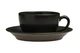 Чашка с блюдцем Seasons Black 213-222105-Bl 2 предмета черная 4931810 - изображение 3