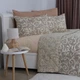 Покривало з 1 наволочкою євро ТЕП Elegante Cotton Beige and White 4-04578_32778 220х240 см 5090568 - зображення 3