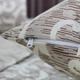 Покривало з 1 наволочкою євро ТЕП Elegante Cotton Beige and White 4-04578_32778 220х240 см 5090568 - зображення 5