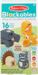 Набір дерев'яних кубиків Melissa & Doug Тварини 16 елементів (681147005464) - зображення 1