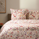Komplet pościeli Homla Meadow Flowers King Size Poszewka na pościel 220 x 200 cm + 2 poszewki na poduszki 50 x 60 cm bawełniany w kwiatki z lamówką (5906496724824) - obraz 1