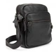 Мужская кожаная сумка планшетка Tiding Bag черная - изображение 6