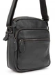 Мужская кожаная сумка планшетка Tiding Bag черная - изображение 5