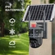 Уличная поворотная IP-камера 360° 4G PT 12 Мп с солнечной панелью 600 Вт Черная - изображение 4