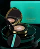Трехцветный тональный кушон TUZ Drawshe Emerald Crystal Glow увлажнение сменный блок 24 г - изображение 4