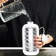 Силіконова форма для льоду ICE CUBE TRAY 2 в 1 на 17 кульок герметична пляшка для охолодження напоїв - зображення 5