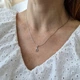 Серебряная подвеска Подкова в Белых камнях серебро 925 пробы Родированное лк0125р 0.48г - изображение 6