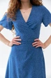 Плаття на запах з рукавом дзвін Wear me S Синій (14_25_395-1_11599) - зображення 2