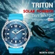 Мужские водонепроницаемые часы North Edge 2025 TRITON Solar Watch Waterproof 300M - изображение 4