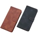 Кожаный чехол - книжка Leather Case для Realme C75 black - изображение 4