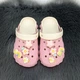 Детские крокси сабо для девочки Luck Line розовые с джибитсами 34/35р (21,5 см) 5866-4 - изображение 2