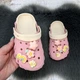 Детские крокси сабо для девочки Luck Line розовые с джибитсами 34/35р (21,5 см) 5866-4 - изображение 3
