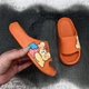 Шлепанцы детские для девочки Fashion оранжевые сланцы пенка 30/31р (20,5 см) 5865 - изображение 4