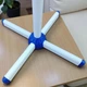 Вентилятор напольный с регулировкой высоты Wimpex WX 1612 мощностью 100Вт белый с синим - изображение 5