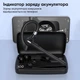 Bluetooth гарнитура беспроводная с микрофоном bluetooth 5.4 с функцией шумоподавления и зарядным кейсом для колл центра водителя бизнеса телефона айфона свободные руки беспроводные гарнитуры совместимы с iOS Android ENC - изображение 5