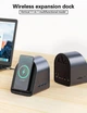 Хаб Док станция Deepfox-2211 11 в 1 USB Type-C концентратор с беспроводной зарядкой 11 портов - изображение 13