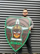 Деревянное панно на стену Decart военная символика Герб по шеврону "BOMZH" 50х40 см - изображение 2