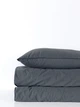 Комплект постельного белья SoundSleep Stonewash Adriatic Dark Gray евро серый (92370777) - изображение 15
