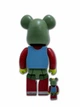 Статуэтка Bearbrick x Space Jam x Marvin the Martian 400% + 100% 28 см + 7 см Medicom Toy Марвин Марсианин - изображение 10