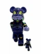 Статуетка Bearbrick x Evangelion x Unit 13 400% + 100% 28 см + 7 см Medicom Toy Еве-13 - зображення 12