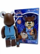 Статуэтка Bearbrick x Tasmanian Devil x Space Jam 400% + 100% 28 см + 7 см Medicom Toy Тасманский дьявол - изображение 4
