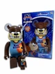 Статуэтка Bearbrick x Tasmanian Devil x Space Jam 400% + 100% 28 см + 7 см Medicom Toy Тасманский дьявол - изображение 9
